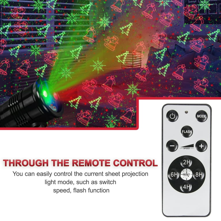 Laser Christmas Lights Projector with Remote Control – Wizard Crate