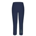 thumbnail image 4 of uublik Women Warm Winter Pants Thick Fleece Warm High Waisted Pants for Winter Snow, Navy, 4 of 5