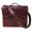 Mahogany BasketWeave, variant on Western Oak Leaf Tooled Genuine Tan Leather Business Portfolio Messenger Bag 18FKM01TN