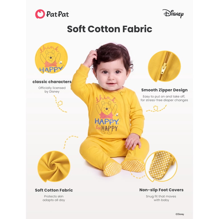 Disney Winnie the Pooh Footed Coveralls, 2-Pack photo 8
