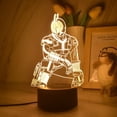 thumbnail image 1 of Luz nocturna LED 3D Kamens Riders Faizs que cambia de color, 1 of 1