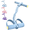 Blue, variant on Multi-Functional Elastic Pull Strap, Portable Resistance Band with Handles for Full-Body Workouts