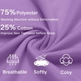 thumbnail image 3 of Pinspark 5.5 Inch Mens Pajama Shorts Sleep Cotton Lounge PJ Lightweight Elastic Waist Drawstring Nightwear Bottom with Pockets, 3 of 6