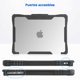 thumbnail image 4 of Funda TECHPROTECTUS para MacBook Air M2 Uso Rudo release 2022 A2681, 4 of 7