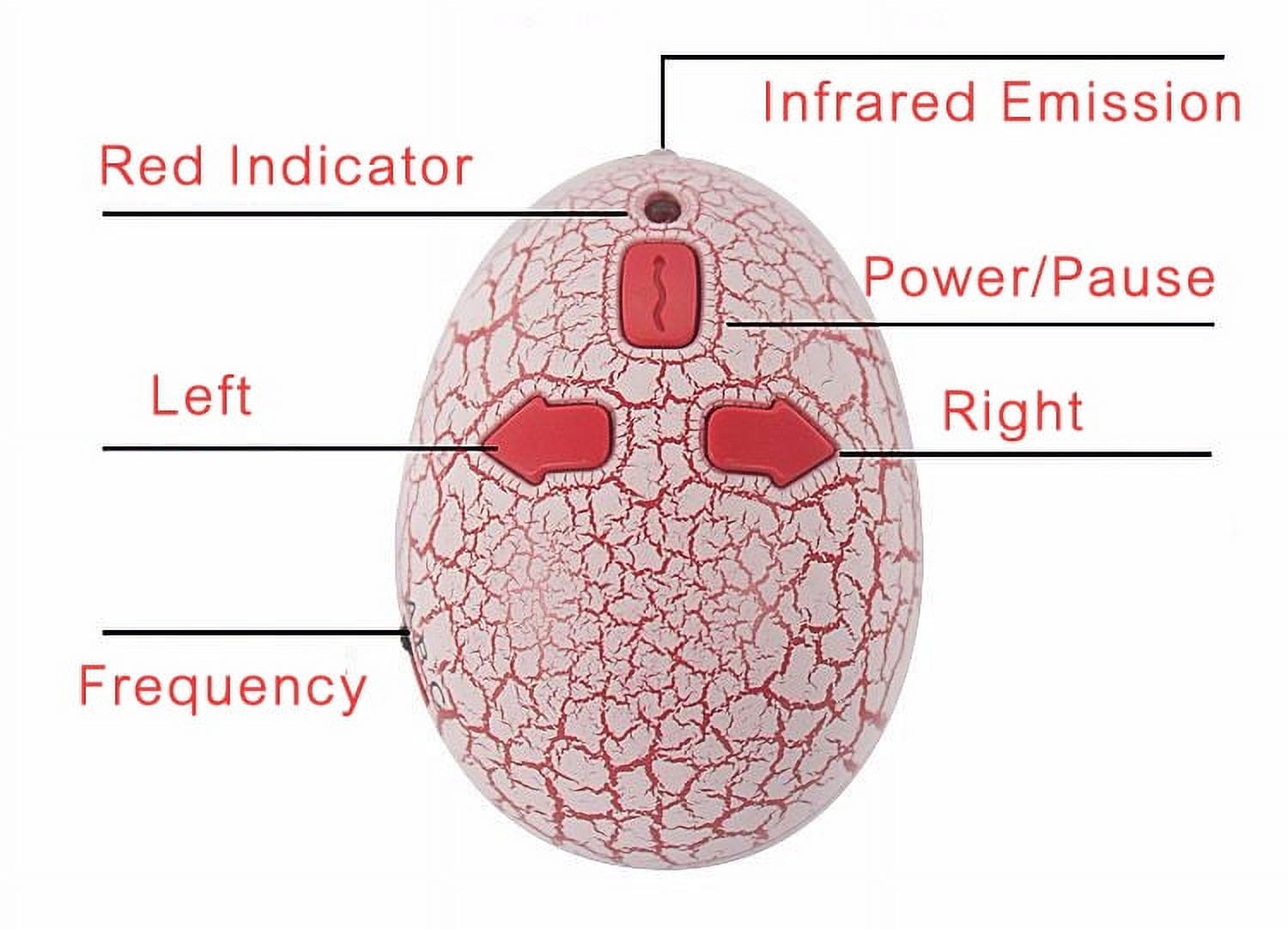 PlayWorld Realistic RC Snake With Egg Shaped Controller (Green)