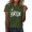 Green, variant on T Shirts For Women Letter Print Casual Fashion Short Sleeve Round Neck Workout Shirts Women