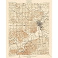 thumbnail image 2 of USGS 15x18 White Modern Wood Framed Museum Art Print Titled - Hamilton Ohio Quad - USGS 1905, 2 of 4
