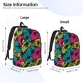 thumbnail image 6 of Wukai Hawaii Palms Paper Reusable Cosmetic bag,Travel Toiletry Organizer Capacity,Waterproof Puzzle Bags, 6 of 7