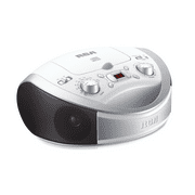 RCA RCD331WH Top-Loading CD Player (White)
