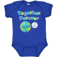 thumbnail image 3 of Inktastic Together Forever-Earth and Moon Boys or Girls Baby Bodysuit, 3 of 5