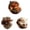 Set-3, variant on 3PC Christmas Ornament 2D Acrylic Highland Cow Hanging Ornament for Tree Outdoor Decorations, Animal Ornaments with Realistic Figures for Home Party,3.15 Inch
