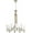 Aged Silver Leaf, variant on Quorum Lighting Rossington 8-Light Chandelier, Aged Silver Leaf, 27 Width, 29 Height