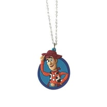 Woody Cowboy Cartoon Character Soft Touch Rubber Pendant Necklace