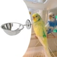 thumbnail image 4 of Stainless Steel Birds Bowl for Cage, Bird Feeding Dish Cups,Parrot Food Water Bowl,Pet Hanging Bowl, 4 of 8