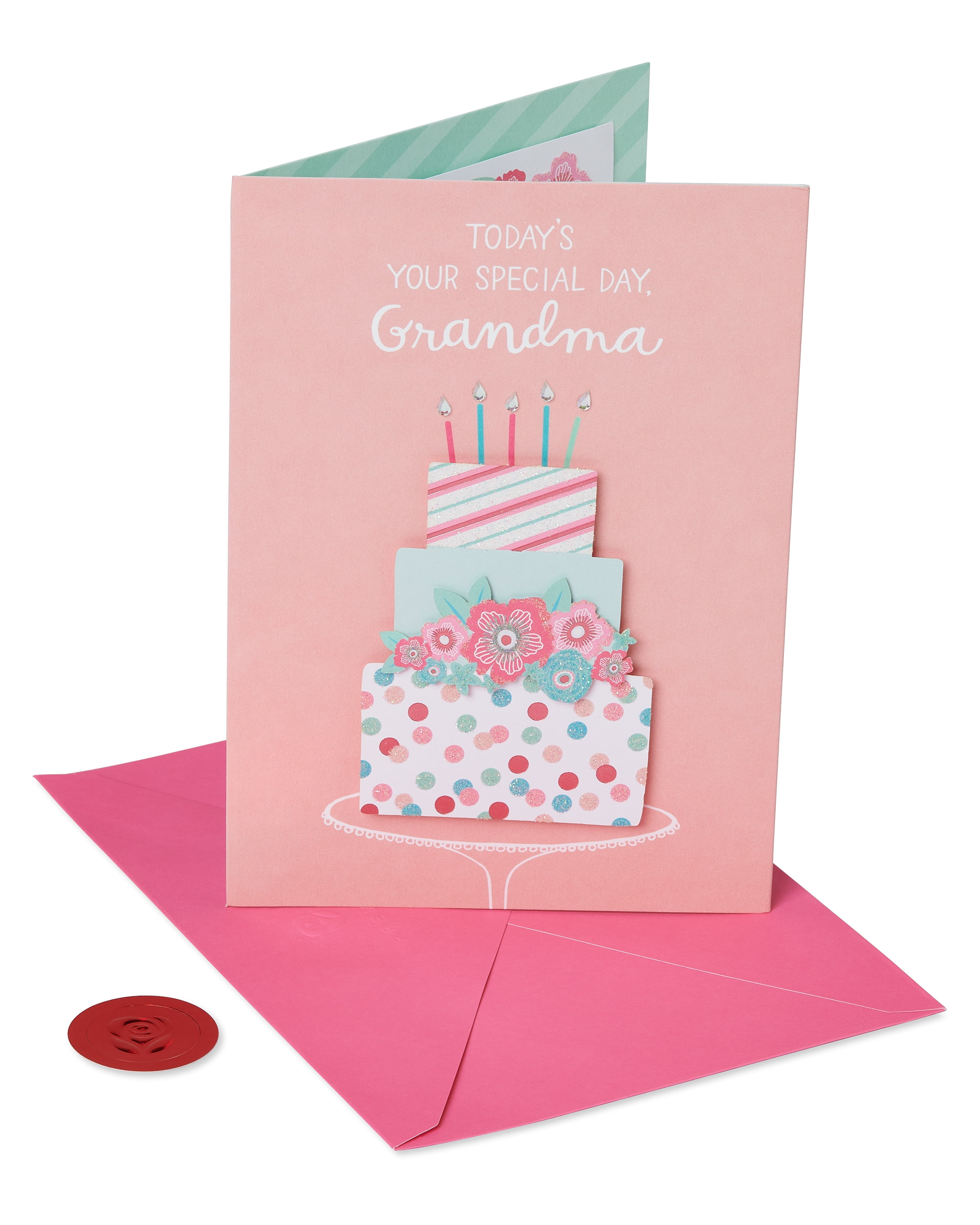 Birthday Card with Envelope for Grandma 