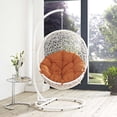 thumbnail image 6 of Modway Hide Outdoor Patio Swing Chair With Stand in White Orange, 6 of 8