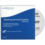 Learn OneNote 2016 DVD-ROM Training Video Tutorial Course: a Software Reference How-To Guide for Windows by TeachUcomp, Inc.