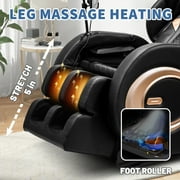 BILITOK Massage Chair Recliner with Zero Gravity with Full Body Air Pressure Black