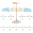 thumbnail image 1 of MasteelfCA 10 Pcs Jouets de Modèle d'Avion Biplan à Bande Élastique pour Enfants (Style Aléatoire), 1 of 8
