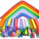 thumbnail image 3 of 200 Extra-Long Flexible Plastic Drinking Straws, Colorful Disposable Bendable Party Straws for Fun Gatherings_c*, 3 of 5