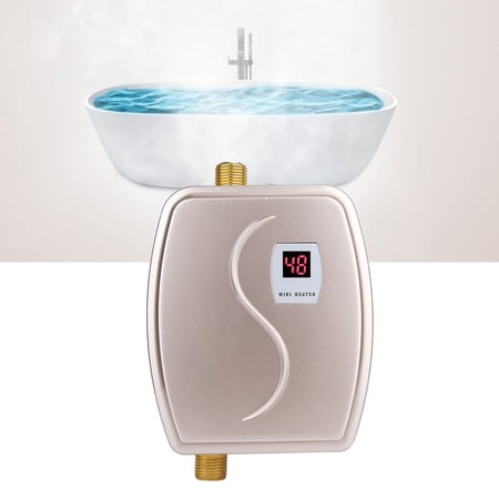 Water Heater, Washing Water Heating, Mini For BathroomKitchen Kitchen Household Water Heater ...