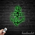 thumbnail image 4 of Handmadetneonsign Anchor House Number Metal Wall Art LED Light - Personalized Sign Home Decor 44718, 4 of 5