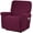 Burgundy, variant on CHUNTIAN Stretch Recliner Cover, 4-Piece Waterproof Sofa Cover Single Seat Couch Cover Soft Jacquard Recliner Chair Slipcover with Pocket (Silver)