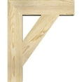 thumbnail image 3 of Ekena Millwork 4"W x 18"D x 22"H Traditional Block Rough Sawn Bracket, Douglas Fir, 3 of 25