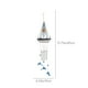 thumbnail image 3 of Mediterranean Sailboat Wind Chime Artisanal Floating Ship Model Wind Chime Seaside-Themed Wind Chime, 3 of 8