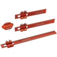 thumbnail image 1 of Woodworking Pocket Ruler-6/8/12Inch Precision Pocket Ruler - Marking Ruler Metric Inch T-Type Measuring Scribing Rulers, 1 of 5