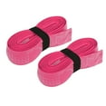 thumbnail image 4 of Tennis Racket Grip Tape, 2 PCS Tennis Racquet Overgrips Shock Absorption Sweat Absorbing Polyurethane Nitrogen Fiber  For Sports Red,Blue,Pink,Yellow,Orange, 4 of 8