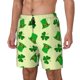 thumbnail image 1 of Balery St. Patrick's Day Bañador para hombre, shorts de playa de secado rápido con entrepierna y forro de compresión-Large, 1 of 6