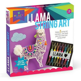 Llama String Art