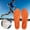 Orange, variant on Super Soft Comfor Insoles for Men and Women, Stepper Insoles for Comfort, Support and Shock Absorption, Elastic Comfort Breathable Memory Massage Insole, Perfect for Sports and Daily Wear