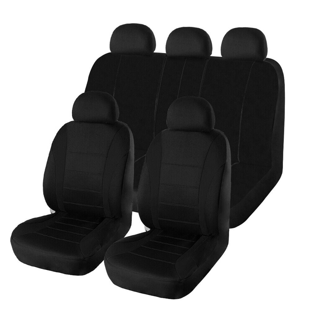 9PCS Universal Auto Seat Covers for Car Truck SUV Van 5 Seater Front