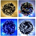 thumbnail image 2 of Guirnalda de luces de hadas para jardín, impermeable, 8 modos, 10 m, 20 m, 30 m, 50 m, para exteriores e interiores, para fiestas, bodas, decoración navideña, 2 of 5