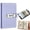 Purple, variant on Lockable Savings Notebook, Password Lock Envelope Binder, 100 Envelopes Budget Tracker for Fun Savings Goal Challenge