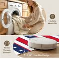 thumbnail image 5 of ODIKA Front Door Festive Stars Stripes Independence Celebration Generic for Dorm Room, Small Living Apartment, Stain Resistant Low Profile, 5 of 7