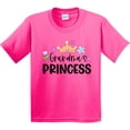 thumbnail image 3 of Inktastic Grandma's Princess Crown and Flowers Youth T-Shirt, 3 of 5