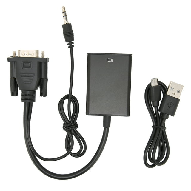 Convertidor VGA a interfaz multimedia de alta definición Convertidor de cable adaptador de computadora a TV