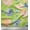 Light Green, variant on Soimoi Cotton Duck Fabric Flower & Leaves Watercolor Print Fabric by Yard 42 Inch Wide
