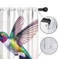 thumbnail image 4 of Blackout Kids Curtains,Hummingbird and Flowers Childrens Insulated Curtains Set Of 2,Bedroom Essentials,Toddler Room Decor 52x63in(132x160cm), 4 of 4