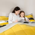 thumbnail image 5 of Manfei Boys Girls Oil Painting Bedding Comforter Set 2pcs,Abstract Artwork Twin Comforter Sets Microfiber,Graffiti Splash Breathable Bedding Set,Microfiber Bedroom Decor,Reversible, 5 of 8