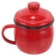 thumbnail image 1 of Taza de esmalte Taza de esmalte Taza de esmalte decorativa Taza de esmalte para el hogar Taza de agua con tapa, 1 of 7