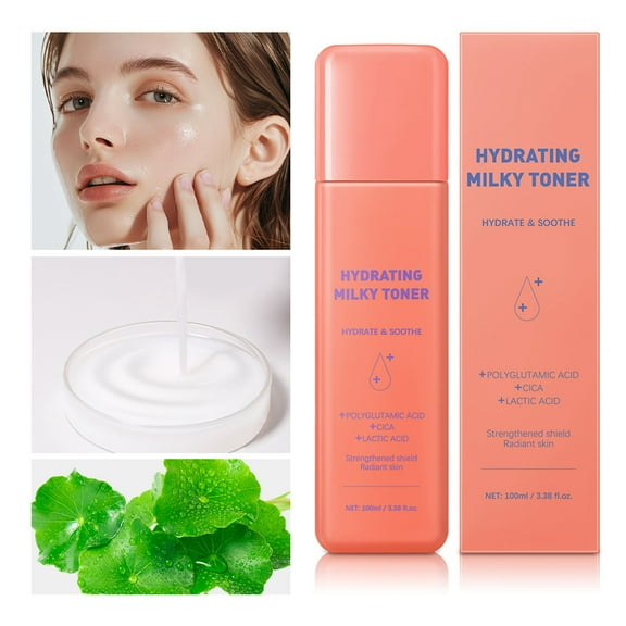 Hydrating Milky Toner - Hydrating Toner for Face, Hyaluronic Acid, Natural Gentle Facial Toner, for Dry and Sensitive Skin