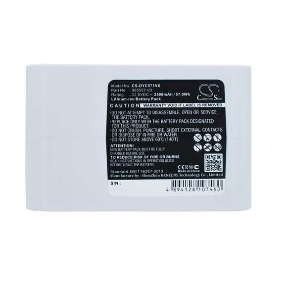 Battery for Dyson Vacuum 965557-03 Type-B DC31 Animal DC34 DC35 DC56 DC57 2500mA