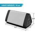 thumbnail image 5 of OontZ Angle 3 Bluetooth Speaker, up to 100 ft Wireless Range, Portable Wireless Speaker for iPhone, Android Phones, Louder Volume, Crystal Clear Sound, Rich Bass, Waterproof (White), 5 of 8