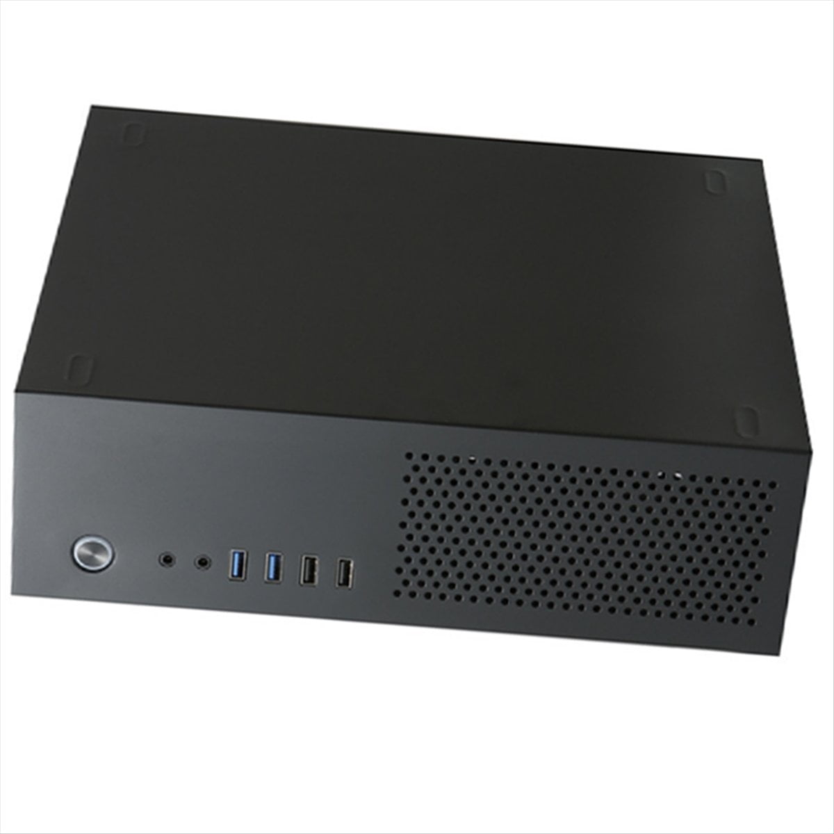 Computer Case SKTC A10 Mini Desktop HTPC Computer Case for MATX 24X24 Motherboard Small 1U 7.3L Computer Case,1 x computer case,Black