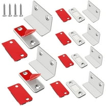 Cabinet Magnetic Catch L-Shaped 6 Pack Ultra Thin Cabinet Door Magnetic Catch for Drawer Magnets Adhesive Cabinet Latch Magnetic Closures for Kitchen Closet Door Closing Magnetic Catch Closer