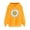 Yellow, variant on YUGYXL Flower Graphic Hoodies for Women Fall Drawstring Loose Sweatshirts Winter Drop Shoulders Long Sleeve Hoodie White XXL